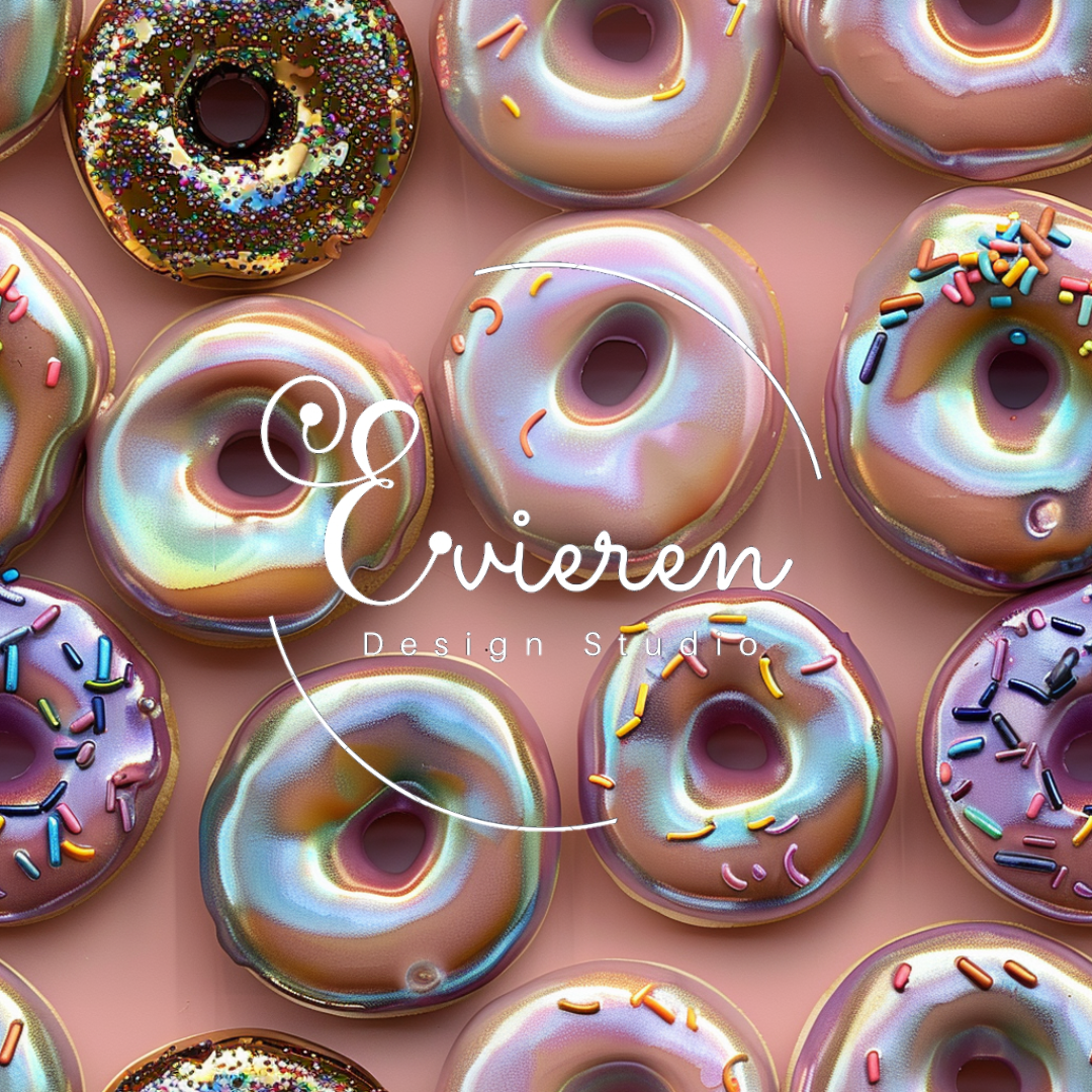 Iridescent donuts #1