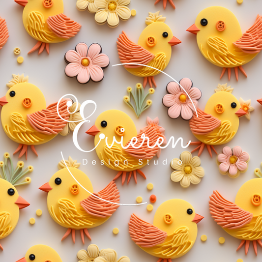 Easter chicks Seamless