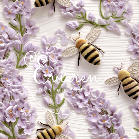 Bumblebees and lavender