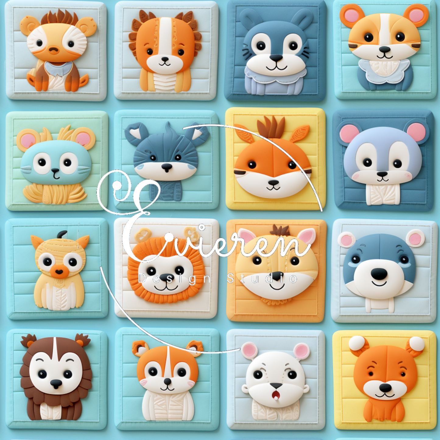 Baby animal patchwork