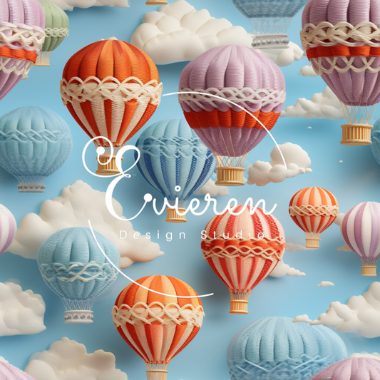 Cloud Hot air Balloons