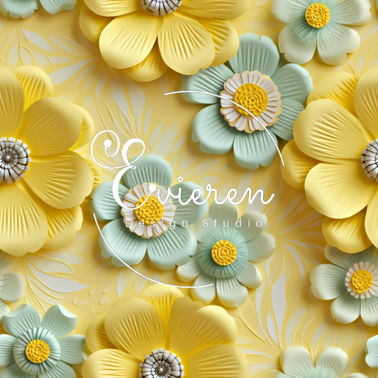 Yellow Flower seamless