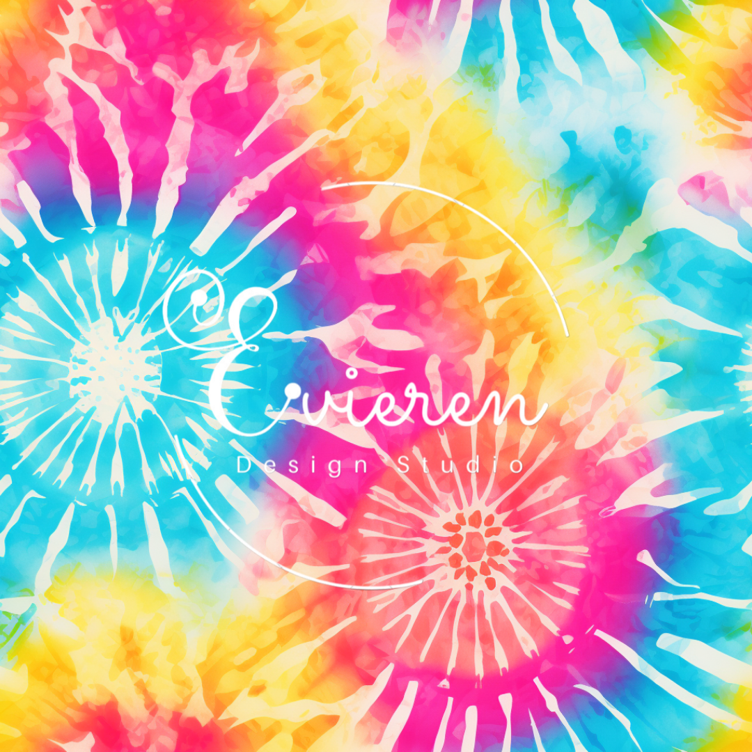 Light Set of Neon TieDye Seamless #2