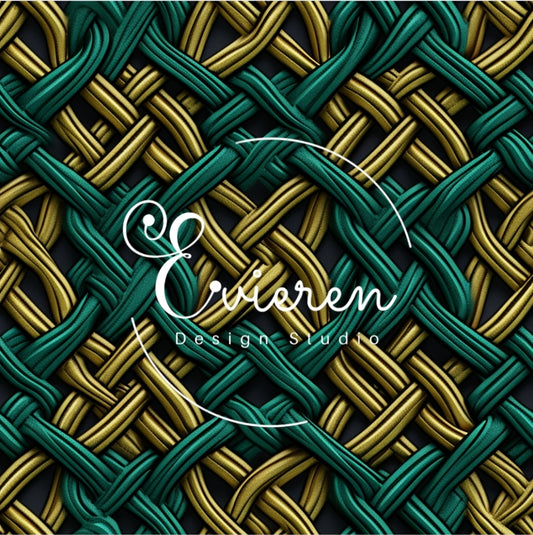 Golden Embroidered Celtic seamless Patterns file