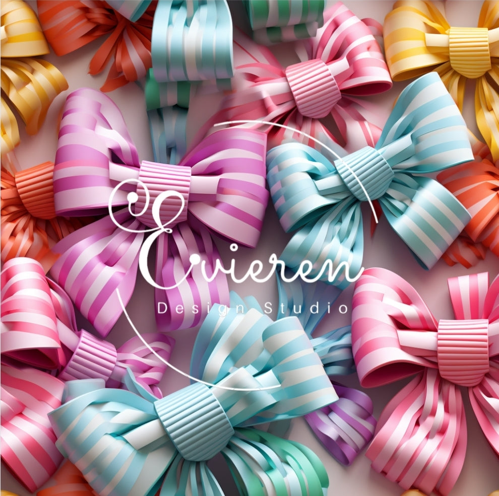 Mini 3D Hair Bows #4