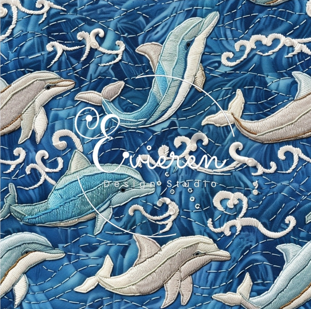 Quilted dolphins