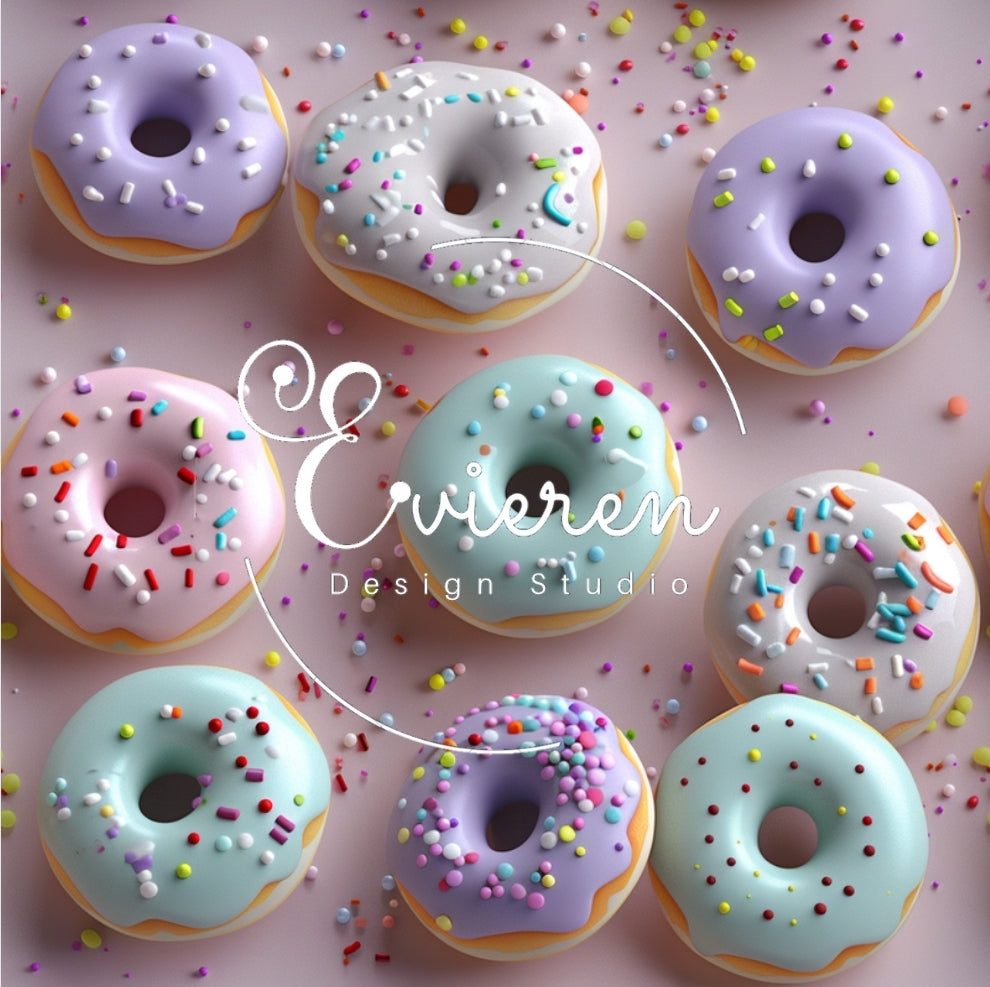 Pastel donuts