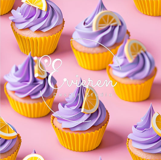 Lavender lemon cupcakes