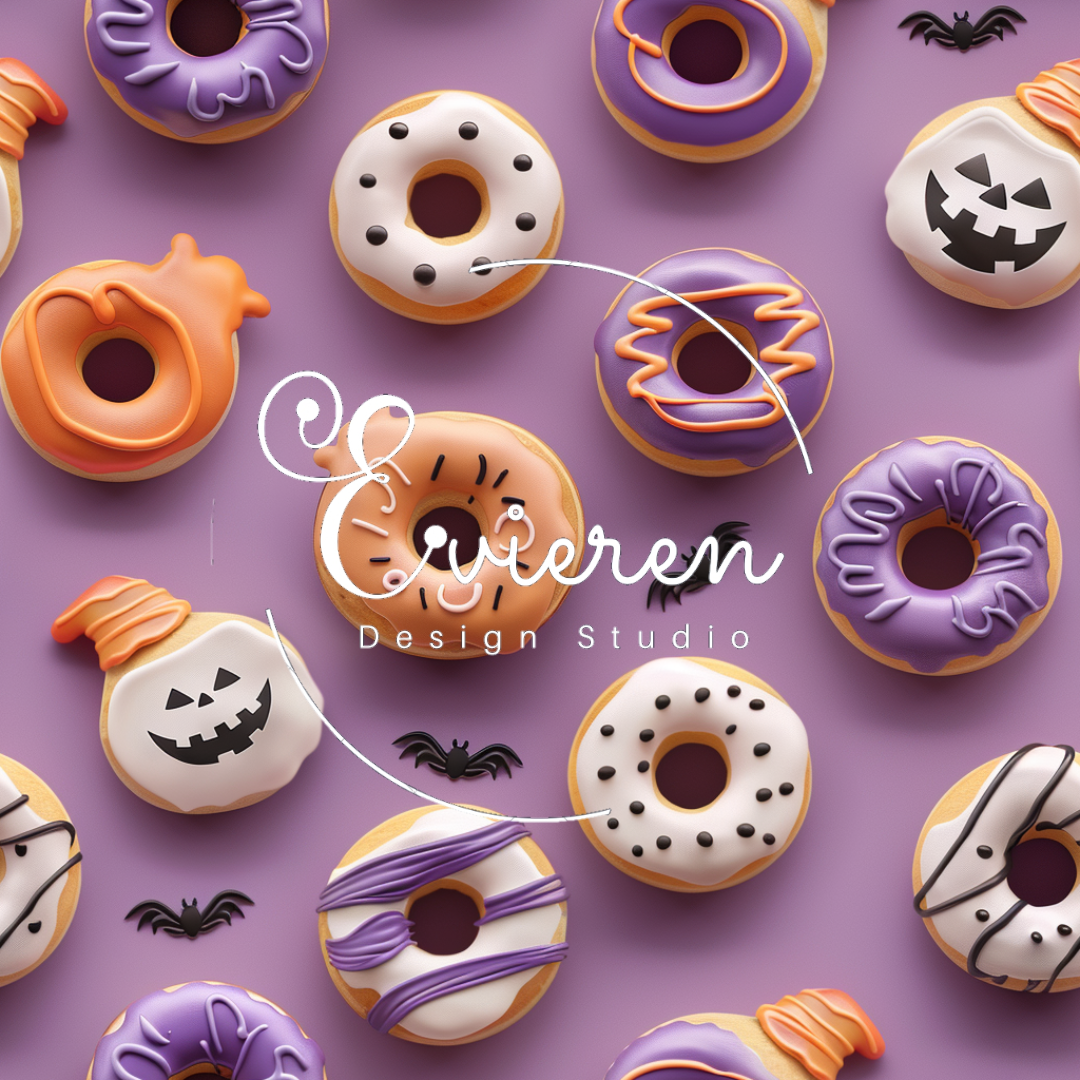 Purple Halloween Donuts 2