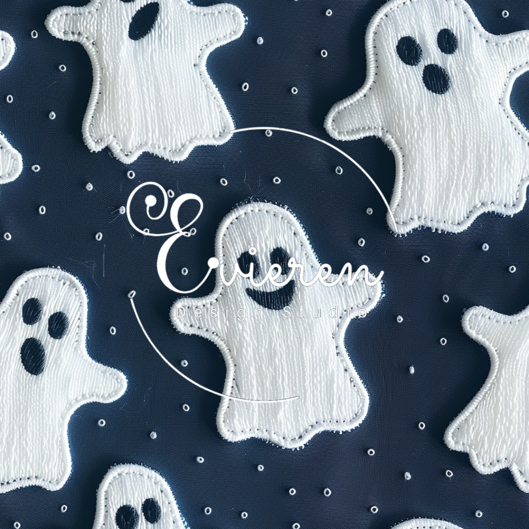 Ghosts on polka dots