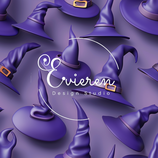 Purple witch hats