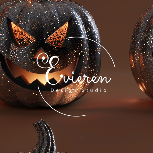 Glitter pumpkin